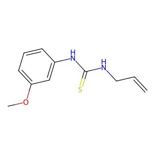 Thiourea, 1-allyl-3-(3-methoxyphenyl)- structure