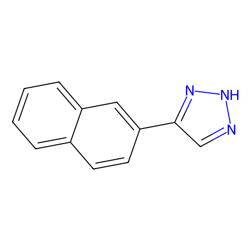 4-(2-Naphthyl)-1H-1,2,3-triazole structure