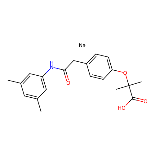 Efaproxiral sodium structure