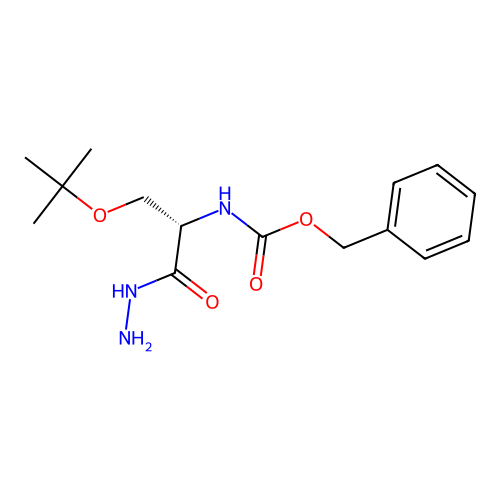(S)-Benzyl (3-(tert-butoxy)-1-hydrazinyl-1-oxopropan-2-yl)carbamate structure