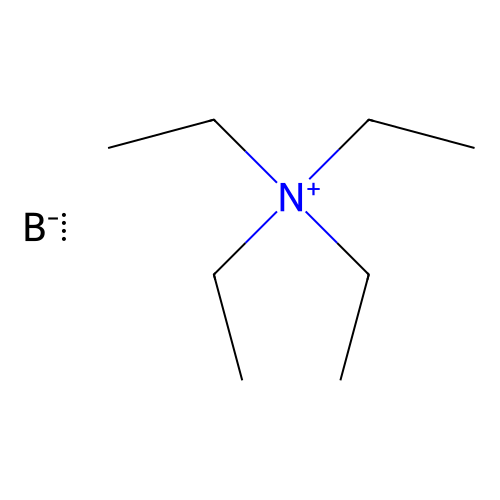 Tetraethylammonium borohydride structure