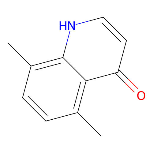 5,8-Dimethyl-4-quinolinol structure