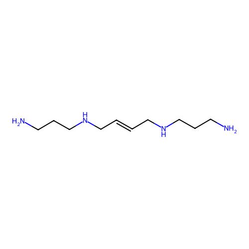2-Butene-1,4-diamine, N1,N4-bis(3-aminopropyl)- structure