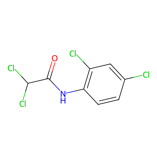 N-(2,4-dichlorophenyl)-2,2-dichloroacetamide structure