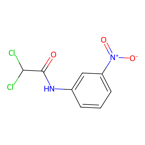 2,2-dichloro-N-(3-nitrophenyl)acetamide structure