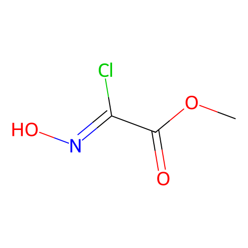 Methyl 2-chloro-2-(hydroxyimino)acetate structure