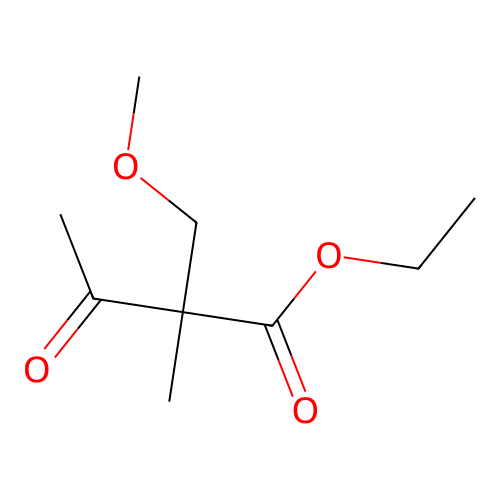 Ethyl 2-(methoxymethyl)-2-methyl-3-oxobutanoate structure