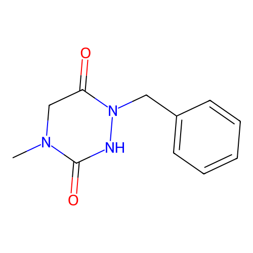1-Benzyl-4-methyl-1,2,4-triazinane-3,6-dione structure