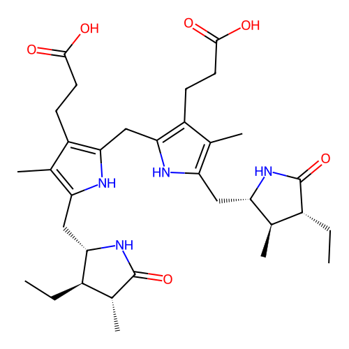 糞膽色素元 structure