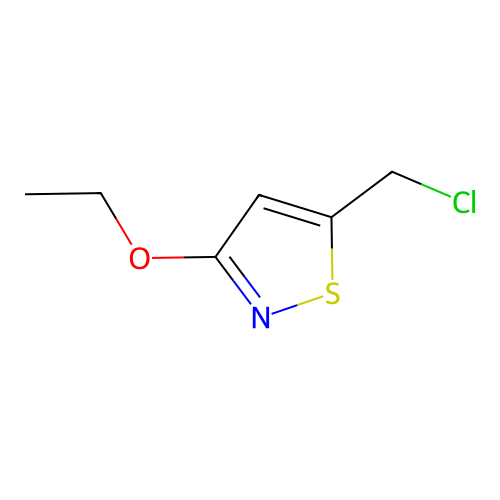3-Ethoxy-5-chloromethylisothiazole structure
