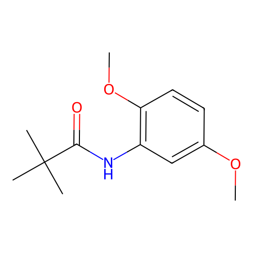 Propanamide, N-(2,5-dimethoxyphenyl)-2,2-dimethyl- structure