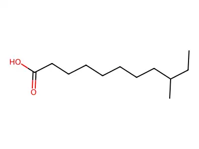 9-Methylundecanoic acid structure