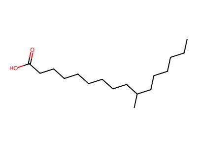 10-Methylhexadecanoic acid structure