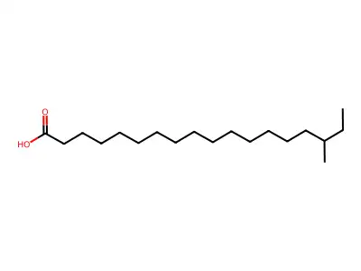 16-Methyloctadecanoic acid structure