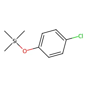 Silane, (4-chlorophenoxy)trimethyl- structure