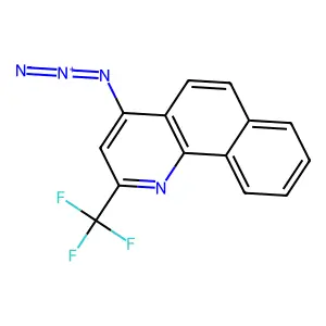 4-Azido-2-(trifluoromethyl)benzo[h]quinoline structure