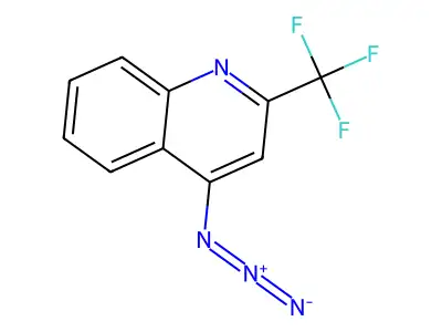 4-Azido-2-(trifluoromethyl)quinoline structure