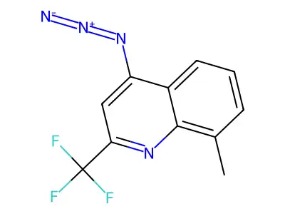 4-Azido-8-methyl-2-(trifluoromethyl)quinoline structure