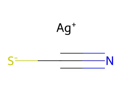 硫氰酸银 structure