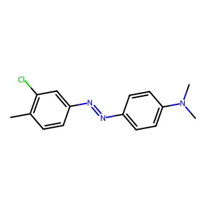 3'-Chloro-4'-methyl-4-dimethylaminoazobenzene structure