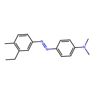 p-((3-Ethyl-p-tolyl)azo)-N,N-dimethylaniline structure