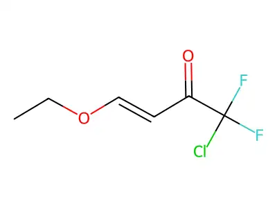 (Z)-1-chloro-4-ethoxy-1,1-difluoro-3-buten-2-one structure