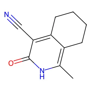 3-Hydroxy-1-methyl-5,6,7,8-tetrahydroisoquinoline-4-carbonitrile structure