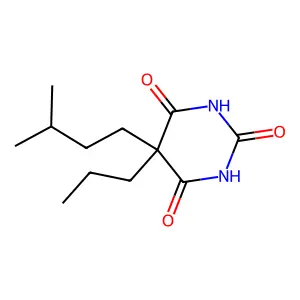 5-异戊基-5-丙基巴比妥酸 structure