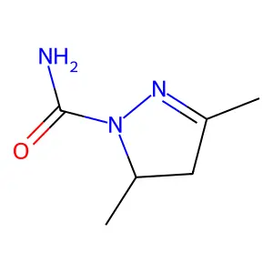2-Pyrazoline-1-carboxamide, 3,5-dimethyl- structure