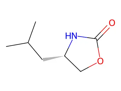 (R)-4-Isobutyloxazolidin-2-one structure