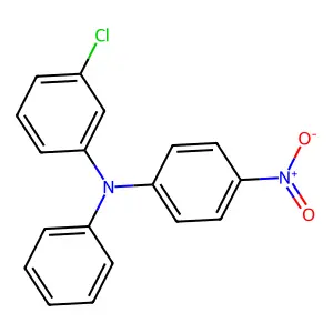 N-(3-Chlorophenyl)-N-(4-nitrophenyl)aniline structure