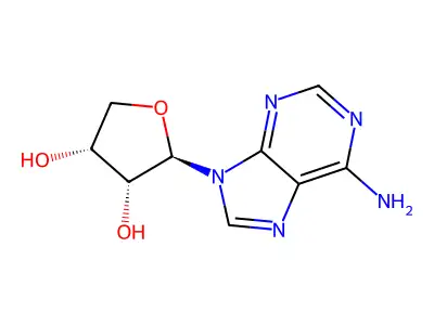 2-(6-Aminopurin-9-yl)oxolane-3,4-diol structure