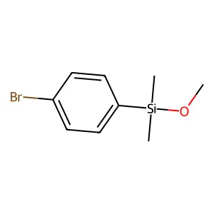 Silane, (4-bromophenyl)methoxydimethyl- structure