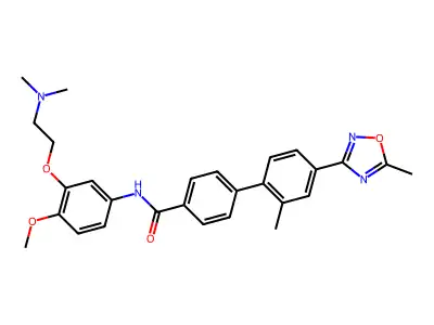 N-{4-[({3-[(tert-butylamino)carbonyl]phenyl}amino)carbonyl]phenyl}-2-furamide structure