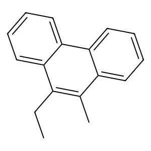 Phenanthrene, 9-ethyl-10-methyl- structure