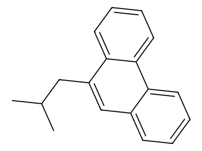 9-(2-Methylpropyl)phenanthrene structure