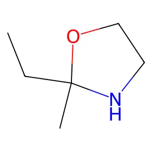 Oxazolidine, 2-ethyl-2-methyl- structure