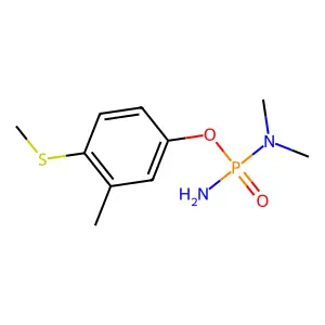 N,N'-二甲基磷酰二胺酸4-(甲硫基)-间甲苯基酯 structure