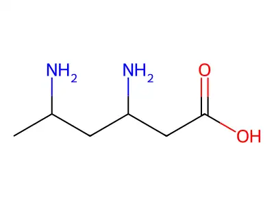 3,5-二氨基己酸 structure