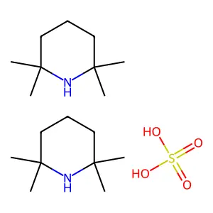 Piperidine, 2,2,6,6-tetramethyl-, sulfate (2:1) structure