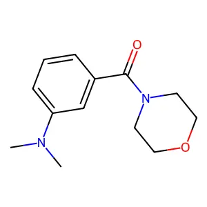 Morpholine, 4-(m-(dimethylamino)benzoyl)- structure