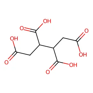 1,2,3,4-丁烷四甲酸 structure
