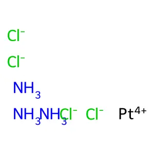 Platinum(1+), triamminetrichloro-, chloride structure