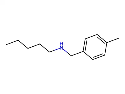 P-Methylbenzyl-pentylamine structure
