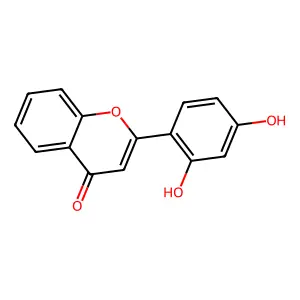 2-(2,4-Dihydroxyphenyl)chromen-4-one structure
