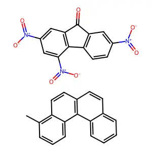 4-Methylbenzo[c]phenanthrene;2,4,7-trinitrofluoren-9-one structure