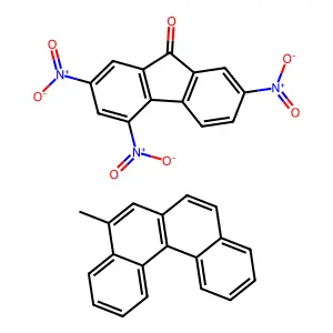 5-Methylbenzo[c]phenanthrene;2,4,7-trinitrofluoren-9-one structure