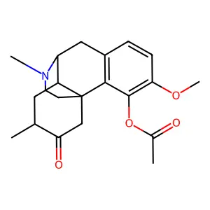 Thebainone, acetate structure