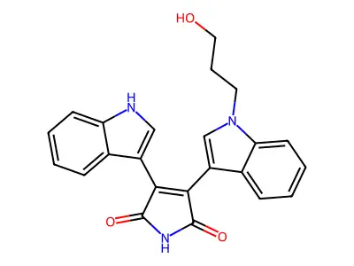 bis-indolylmaleimide deriv. 8d structure
