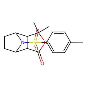 Isobenzofuran-4,7-imin-1(3H)-one, hexahydro-3,3-dimethyl-8-(p-tolylsulfonyl)- structure